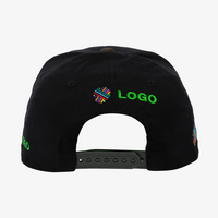 Snapback Camo Cap, mit DREI Stickpositionen, Hinten