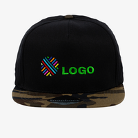 Snapback Camo Cap, mit VIER Stickpositionen, Vorne