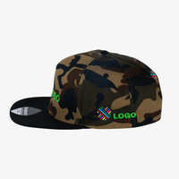 Snapback Camo Cap, mit ZWEI Stickpositionen, Links