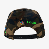 Snapback Camo Cap, mit ZWEI Stickpositionen, Hinten