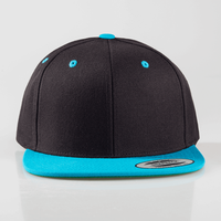 Snapback PREMIUM 2-Tone Cap, mit Stickpositionen, liegend
