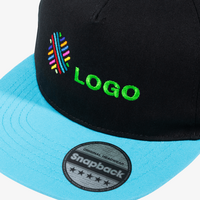 Snapback Youth Size Cap, mit DREI Stickpositionen, Detailansicht