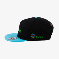 Snapback Youth Size Cap, mit EINER Stickposition, Links