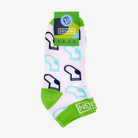 Sneakersocken frottiert, hochwertig gestrickt