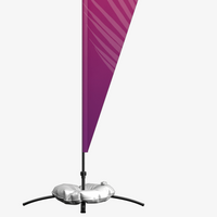 Snowflag mit Wassersack und Kreuzfuß