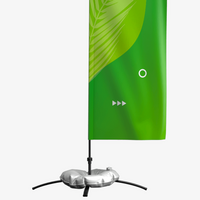 Snowflag mit Wassersack und Kreuzfuß