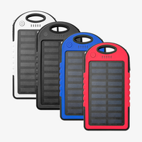 Solar-Powerbank mit LED-Ladeanzeige 5 W 4.000 mAh Farbauswahl