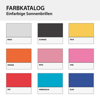 Sonnenbrille aus Kunststoff, ohne Werbeanbringung