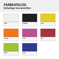 Sonnenbrille aus RPET, ohne Werbeanbringung