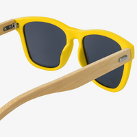 Sonnenbrille mit Bambusbügeln, ohne Werbeanbringung