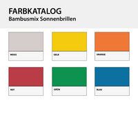 Sonnenbrille mit Bambusbügeln