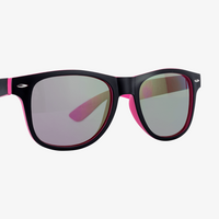 Sonnenbrille mit zweifarbigem Rahmen