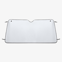 Sonnenschutz beidseitig Aluminium LKW-Frontscheibe faltbar, Personalisierung auf Anfrage