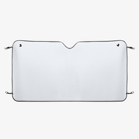 Sonnenschutz beidseitig Aluminium LKW-Frontscheibe faltbar, Personalisierung auf Anfrage