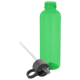 Sportflasche aus RPET mit Flip-Top-Deckel, 500 ml, ohne Werbeanbringung