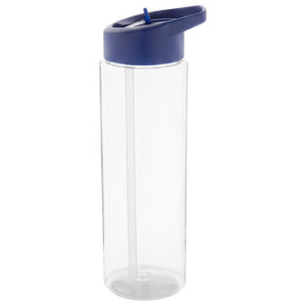 Sportflasche aus RPET mit Flip-Top-Deckel, 650 ml, ohne Werbeanbringung