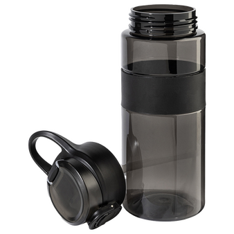 Sportflasche aus RPET mit Flip-Top-Deckel und Silikonring, 700 ml, ohne Werbeanbringung