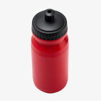 Sportflasche mit Spender 620 ml rot deckel