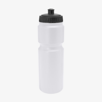 Sportflasche mit Spender 840 ml weiß