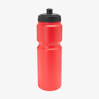 Sportflasche mit Spender 840 ml rot
