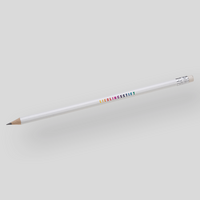 BASIC-Bleistift, bedruckt mit Radiergummi