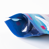 Standbodenbeutel, farbig bedruckt, details