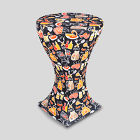 Stehtischhusse, farbig bedruckt, Motiv