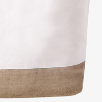 Strandtasche mit Kordelgriffen und Juteboden, Detailansicht