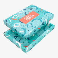 Stuelpdeckelkarton, farbig bedruckt, Box Offen, Motiv