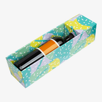 Stuelpdeckelkarton, farbig bedruckt, Box offen