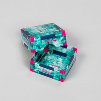 Schachtel, farbig bedruckt, Motiv 