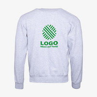 Sweatshirt, basic bedruckt, Rueckseite
