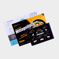 Aufleger, farbig bedruckt, liegen, verschiedene groeßen