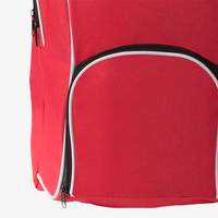 Tagesrucksack aus Polyester mit Kontrastnähten, 15 l, Tasche vorne