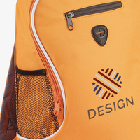 Tagesrucksack aus Polyester mit seitlichen Netztaschen, 19 l, Vorderseite