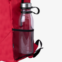 Tagesrucksack aus RPET mit Gummiband, Detail Netztasche