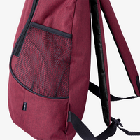 Tagesrucksack aus RPET mit seitlichen Netztaschen, 19 l, Detail Netztasche