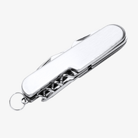 Taschenmesser mit 6 Funktionen silber