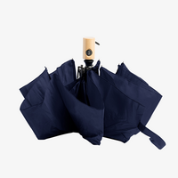 Taschenschirm aus Pongee, offen, Blau