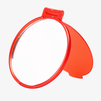 Taschenspiegel, aufgeklappt Orange