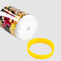 Tasse bedruckt Unterseite mit Gummiring seperat