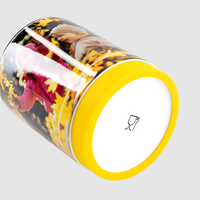 Tasse bedruckt Unterseite mit Gummiring