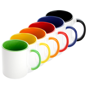 Tasse mit farbiger Innenseite