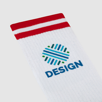 Premium-Tennissocken, Detail Druck