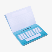 Terminzettelblock, farbig bedruckt, Motiv