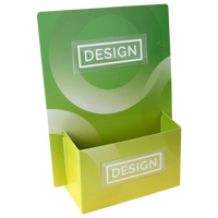 Thekendisplay mit Flyerhalter, DIN A5, 4/4-farbig beidseitig bedruckt