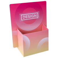 Thekendisplay mit Flyerhalter, DIN A6, 4/4-farbig beidseitig bedruckt