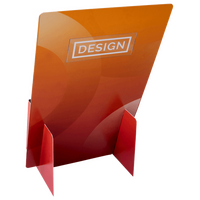 Thekendisplay mit Flyerhalter, DIN lang, 4/4-farbig beidseitig bedruckt