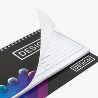 Deckblatt und Vorderseite der Rückpappe bedruckbar