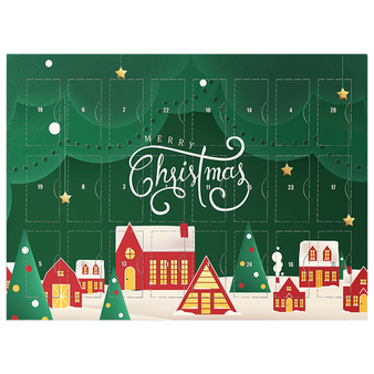 Toblerone-Mix-Adventskalender, 4/0-farbig bedruckt